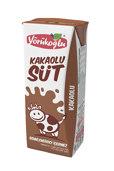 Yörükoğlu Kakaolu Süt 180 Ml X 6 Adet
