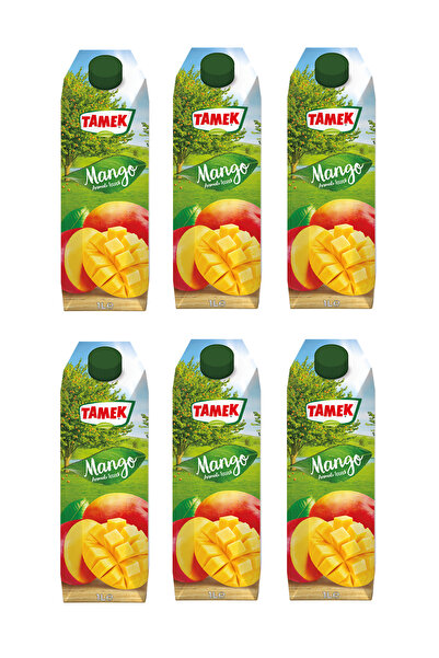TAMEK Mango Nektarı 1 lt X 6 Adet