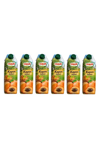 TAMEK Kayısı Nektarı 1 lt X 6 Adet