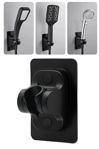 SAVORYHOME Duş Başlığı Tutucu Ayarlanabilir 120 Derece Oynar Güçlü Yapışkanlı Suya Dayanıklı El Duşu Tutucu