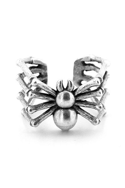 Solfera Spider Spider Gothic Brass Adjustable Men's Ring RG065