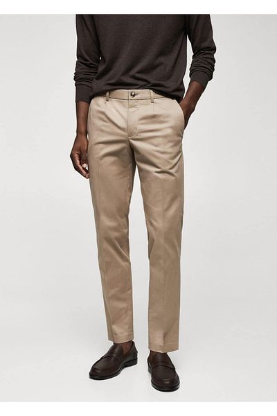 MANGO Man Slim-Fit-Chinohose aus Baumwolle