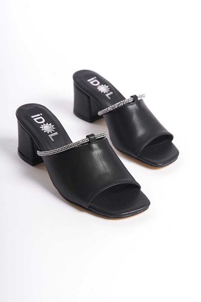 İDOL SHOES ΓΥΝΑΙΚΕΙΑ ΒΕΓΚΑΝ ΔΕΡΜΑΤΙΝΕΣ ΠΑΝΤΟΦΛΕΣ ΜΕ ΠΕΤΡΑ