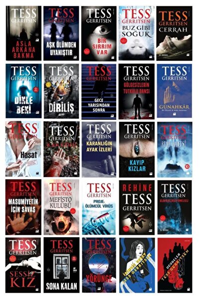 Doğan Kitap Tess Gerritsen Seti 25 Kitap