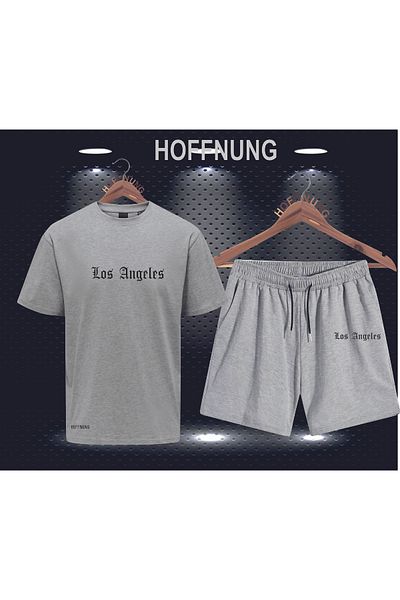 HOFFNUNG Full Shorts Los Angeles Unisex Bottom Top Set