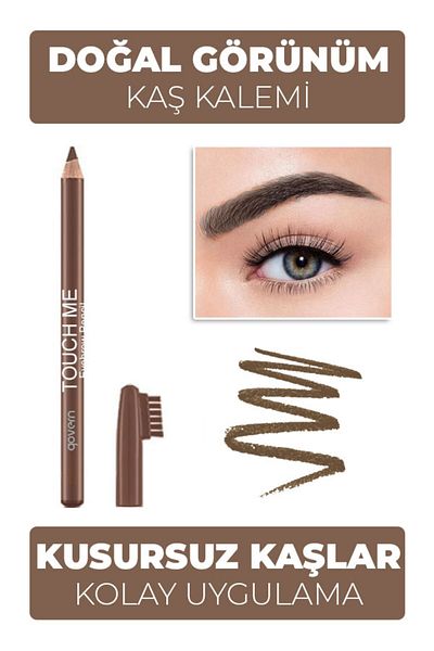 govern Brushed Openable Eyebrow Pencil - Light Brown