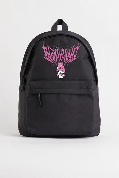 Toum Melody Pink Printed Unisex Backpack