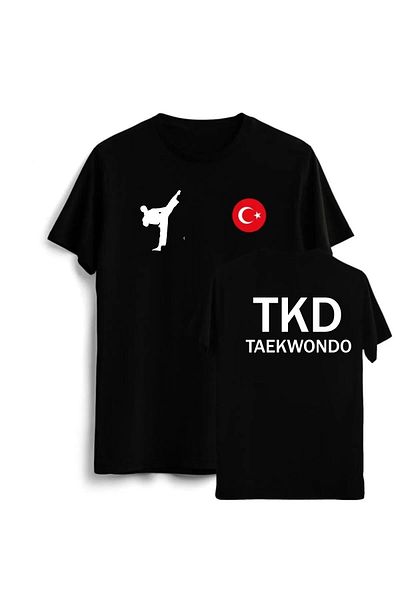 Pisa Art Μπλουζάκι με φαρδύ κόψιμο με σχέδιο Taekwondo Türkiye
