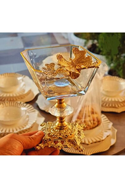 Elta Collection Karen 6 Adet Kelebekli Döküm Ayaklı Kase Magnolia Dondurmalık...