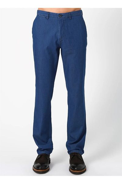 by aydin by aydinBY AYDİN Men's LIGHT BLUE Lycra Summer Classic Cut Jeans with Side Pockets
