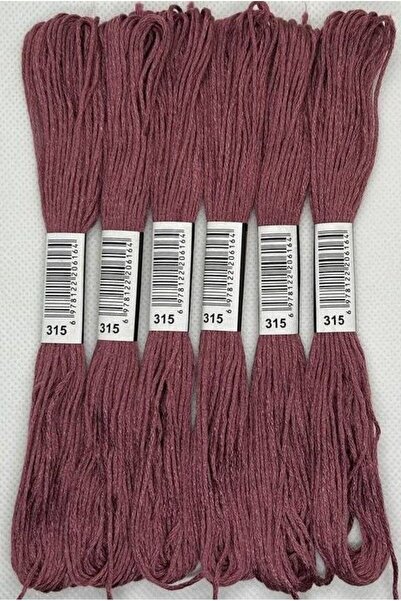 ALMİŞ 6 τεμάχια μονόχρωμο βραχιόλι έταμιν σταυροβελονιά βραχιόλι Brazilian Embroidery Ipi-315