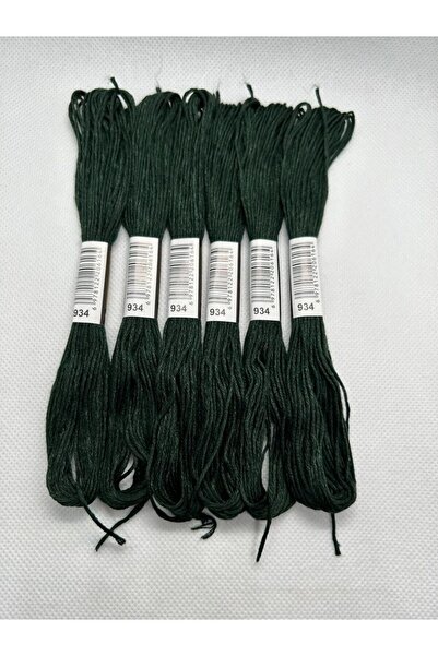 ALMİŞ 6 Pieces Single Color Etamine Cross Stitch Bracelet Brazilian Embroidery Thread 6-915