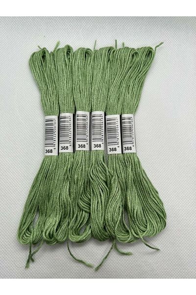 ALMİŞ 6 Pieces Single Color Etamine Cross Stitch Bracelet Brazilian Embroidery Thread 2-340