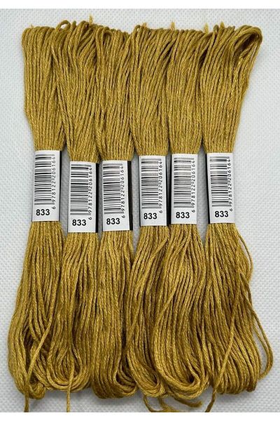 ALMİŞ 6 Pieces Single Color Etamine Cross Stitch Bracelet Brazilian Embroidery Thread 5-801