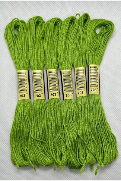 ALMİŞ 6 τμχ Μονόχρωμο Βραχιόλι Ατεμίνης Σταυροβελονιά Βραζιλίας Κέντημα Σχοινί 4-758