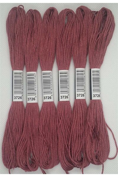 ALMİŞ 6 Pcs Single Color Etamine - Cross Stitch Bracelet, Brazilian Embroidery Lanyard 8