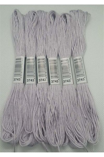 ALMİŞ 6 Pieces Single Color Etamine Cross Stitch Bracelet Brazilian Embroidery Thread 8-3713