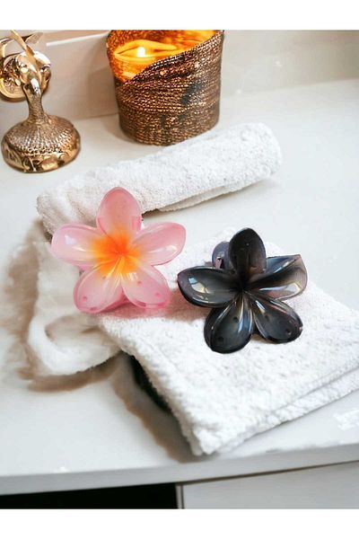 Aksesuar Cataramă cu zăvor cu flori de lotus Dimensiune medie 2 buc