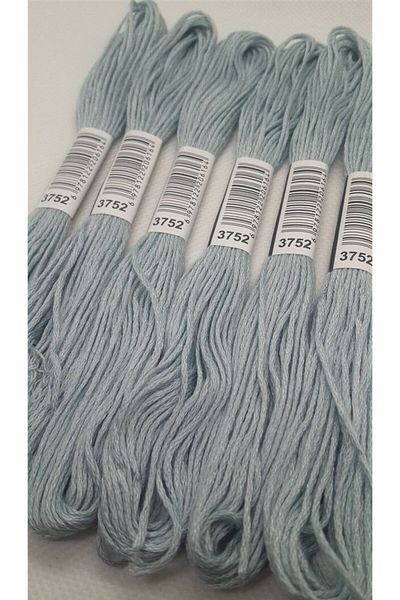 ALMİŞ 6 Pieces Single Color Etamine Cross Stitch Bracelet Brazilian Embroidery Thread 8-3713