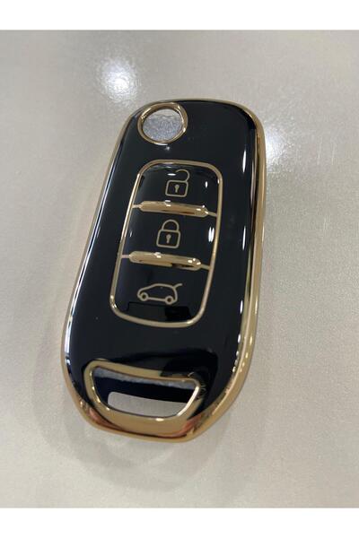 Mutlu RENAULT MEGANE4 NANO SİLİKON ARABA ANAHTAR KILIFI SİYAH
