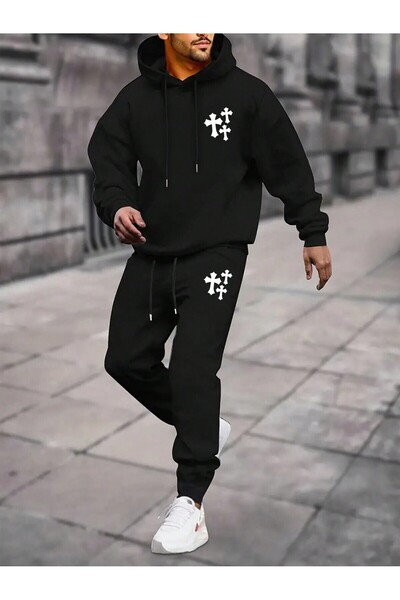 FECCY Set de trening negru unisex