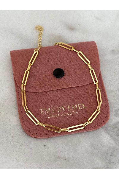 emy by emel luxury silver jewelry Ataç Halhal Altın Kaplama 925 Ayar Gümüş
