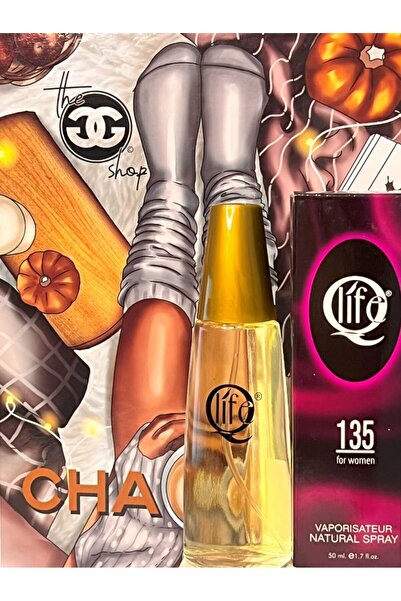 Qlife No: 135 Pure Poison Dior Çiçek Kokulu Kadın Parfüm 50 ml EDC