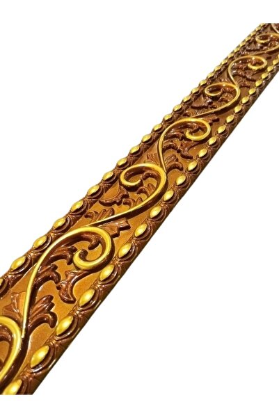 MİVA KONSEPT Dekoratif Poliüretan Saray Duvar&Tavan Çıta Bordürü -Kahve Eskit...