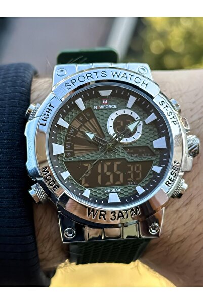 Naviforce NAVİFORCE YENİ MODEL DİJİTAL ANALOG ALARMLI AYDINLATMALI 2 YIL GARA...
