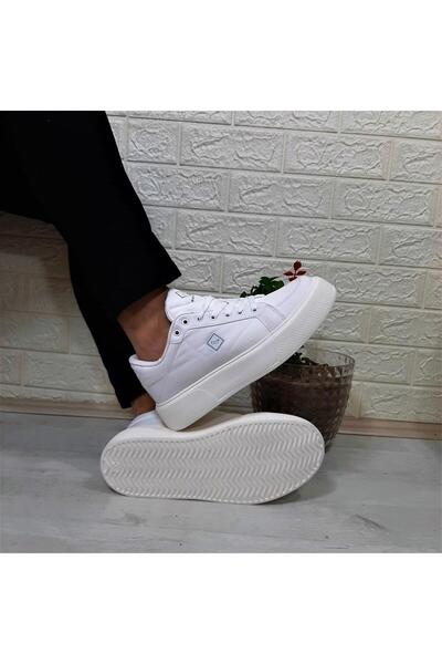 BESTOF AYAKKABI Bestof 514 حذاء رياضي خفيف الوزن باللون الأبيض