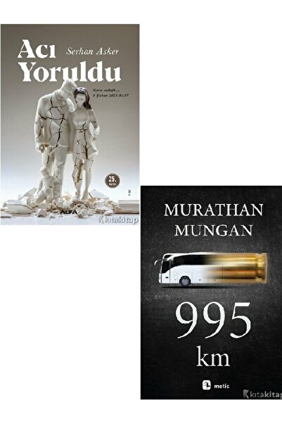 Kronik Kitap Acı Yoruldu  995 km  Murathan Mungan  Serhan Asker 2 KİTAP SET