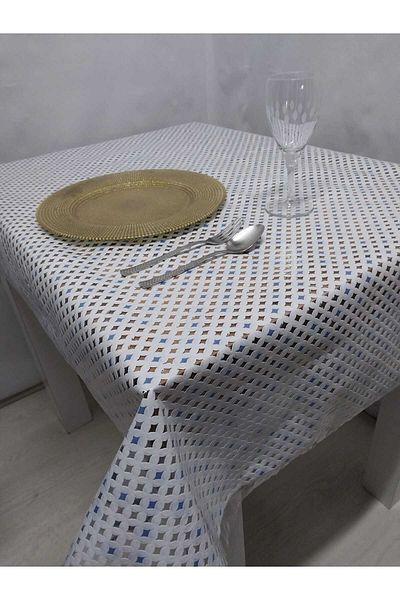 Herseyygüzell Față de masă lăcuită PVC Lace Look