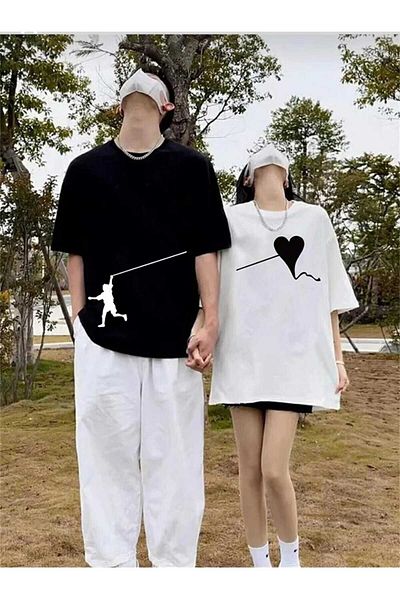 Oneoctobeer Harajuku Style Couple Lover Combos Ζευγάρι Ρούχα Νέα σεζόν