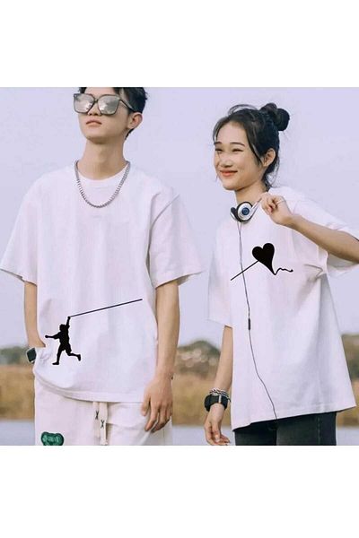 Oneoctobeer Harajuku Style Couple Lover Combos Ζευγάρι Ρούχα Νέα σεζόν
