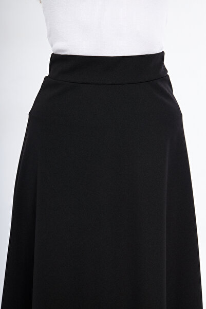 comstar Μαύρη γυναικεία φούστα με φούστα, φούστα με φούστα, φουσκωτή φούστα, μακριά φούστα, φούστα χιτζάμπ, γυναικείο δώρο, δώρο εραστών,