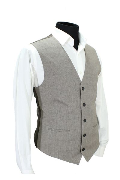 MENTOR REGALO Ανδρικό γιλέκο V-Neck Brown 50614