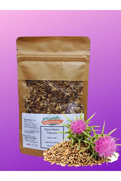 Karşı Köyden Deve Dikeni Tohumu, Meryemana Tohumu, Saint Mary's Thistle, Sily...