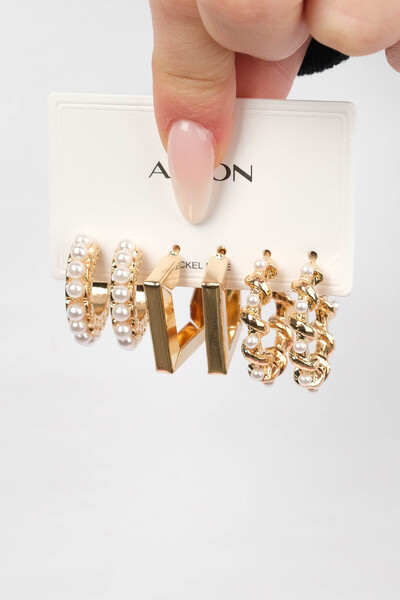 Richard Jewell ÇELİK exclusive RENK ATMAZ GARANTLİ FATURALI KÜPE