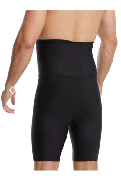miresa Regional Firming and Shaping Men's Boxer Corset Black and White Color
