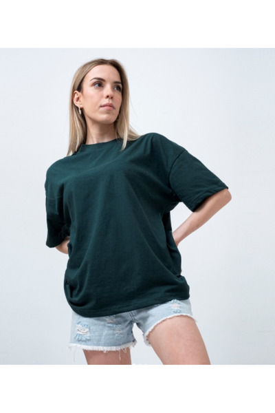 MAGORS STIL-X NEŠTAMPANA HRAČANA MAJICA SA OGRANKOM, OVERSIZE, 100% PAMUK, ŽE...