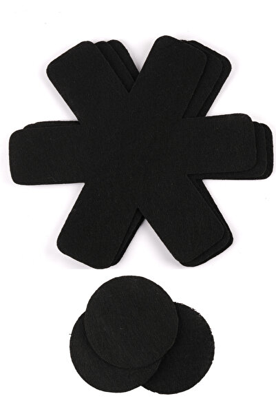 Walter White Tava,tencere Ve Bor Cam Koruyucu Çizdirmez Siyah Keçe 3'lü Set