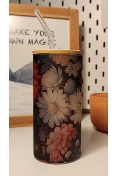 MİAMOO Cam Pipetli Bardak