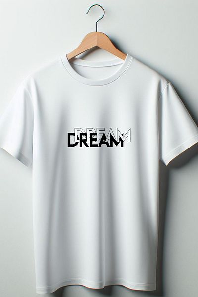 Vordevia Dream printed λευκό μπλουζάκι με λαιμόκοψη