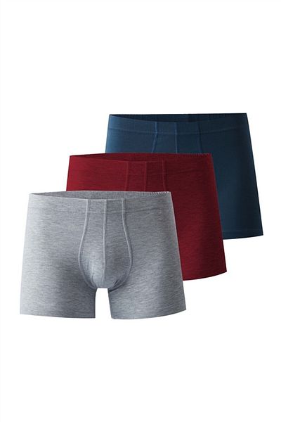 josejuan 3-Piece Men's Boxers Koton Lycra Side Seamless 1001