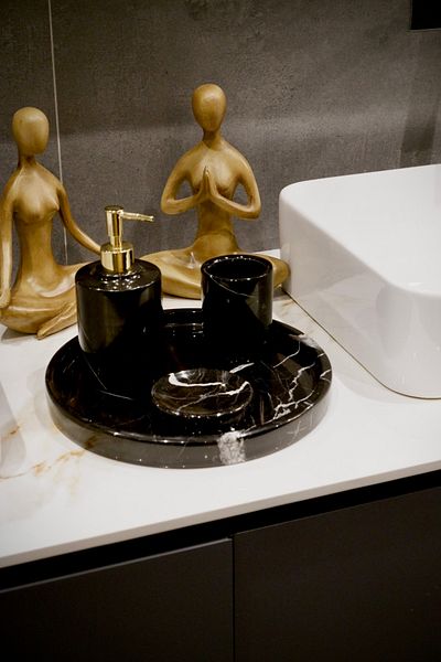 Voodo Concept Σετ μπάνιου Alexander Black Marble