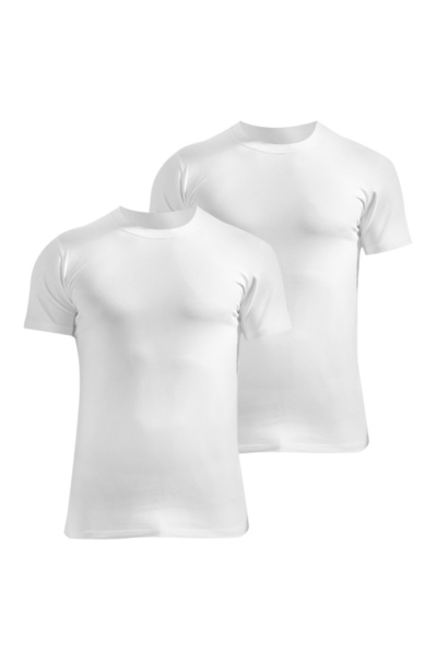 josejuan طقم رياضي رجالي مكون من قطعتين برقبة دائرية نصف كم كوتون ليكرا 1300