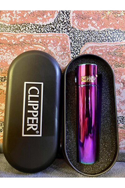 Clipper ORİJİNAL FULL METAL TAŞLI VE GAZLI ÖZEL KUTULU ÇAKMAK