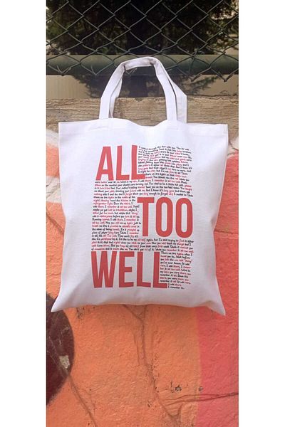 Cemira Taylor Swift All Too Well Rezistent la apă Geantă groasă de pânză