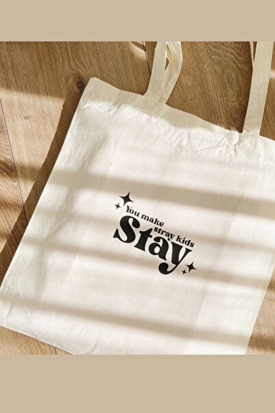 Cemira Stray Kids Stay Tasarım Fan Skzoo K-pop Tote Bag Bez Çanta