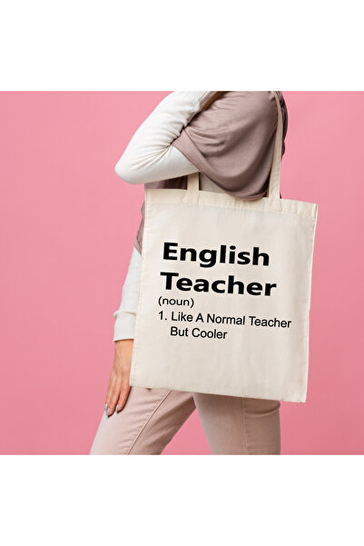 Cemira Δώρο Δάσκαλος Αγγλικών Δάσκαλος Tote Bag υφασμάτινη τσάντα